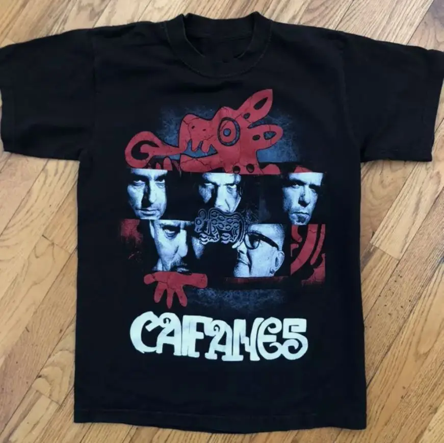 Caifanes Band Black T shirts Cotton Shirt S 5Xl