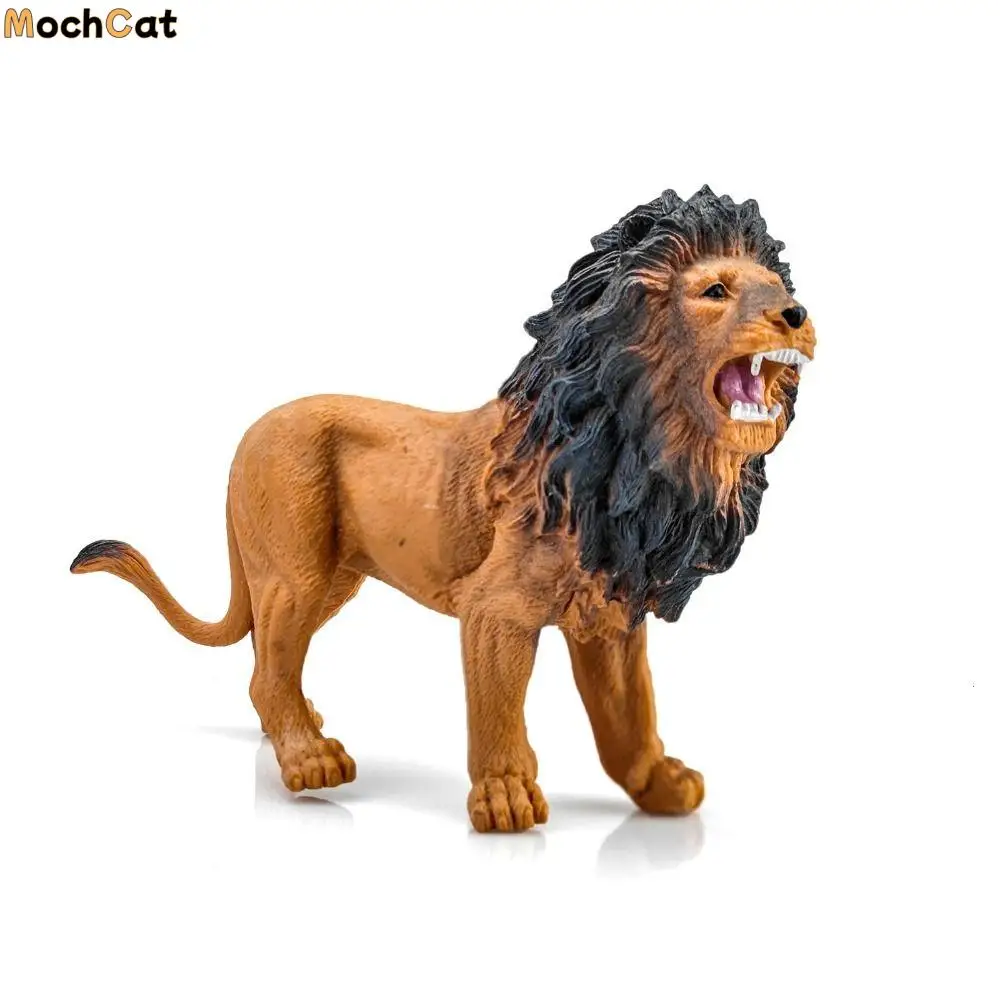 

Artificial Jungle Wild Animal Model Rhinoceros Horse Mini Elephant Model Leopard Giraffe Simulation Lion Model Toys
