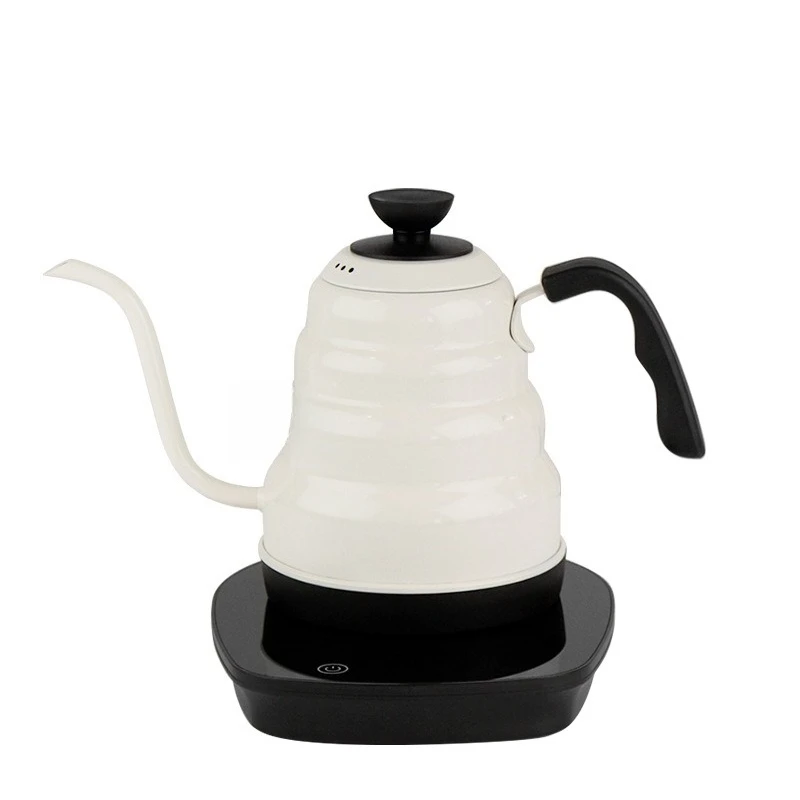 Temperature-controlled hand-brewed pot Constant temperature household small mouth coffee pot 304 stainless steel electric