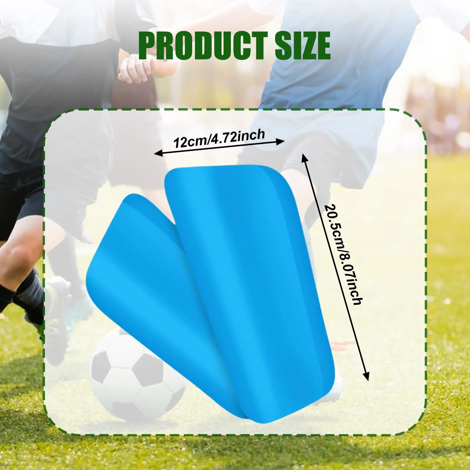 

2 футбольных защитных щитка для голени для футболистов, строителей и лесорубов