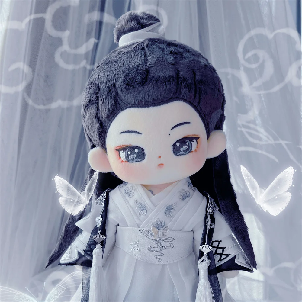 Yuri The Untamed Wei Wuxian Lan Wangji Xiao Zhan Wang Yibo Ancient Clothes 20cm 30cm Doll Toys Cute Cosplay MDZS C GG