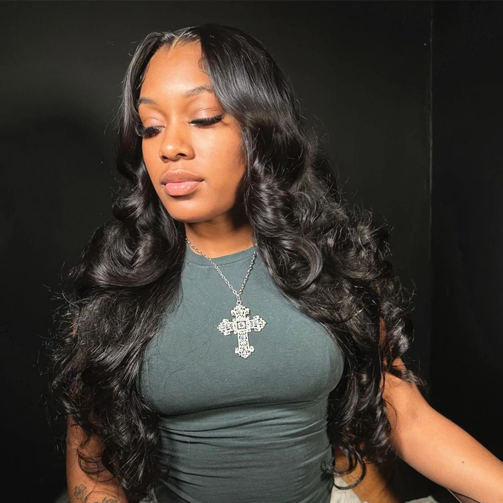 

Body Wave Human Hair Wigs 13x4 13x6 Hd Lace Frontal Wig Pre Plucked Loose Wave Brazilian For Black Women 200 Density 30 40 Inch