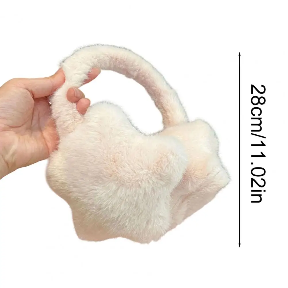 النساء الشتاء غطاء للأذنين طوي الأذن يفشل أنيق ستار تصميم المرأة الشتاء غطاء للأذنين يندبروف Coldproof لركوب الخيل ل اضافية #3