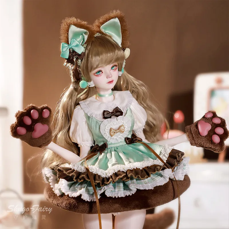 

Кукла BJD Shugafairy Genuine Four/Four Point, женская, Rima Cat Chocolate Kitten, SD, из полимерной смолы, новинка, подарок для девочки