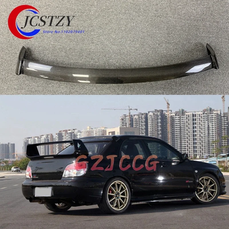 Car Styling Impreza 7-9 Generations STI Style Carbon Fiber Roof Spoiler Wing For Subaru 2013~2015