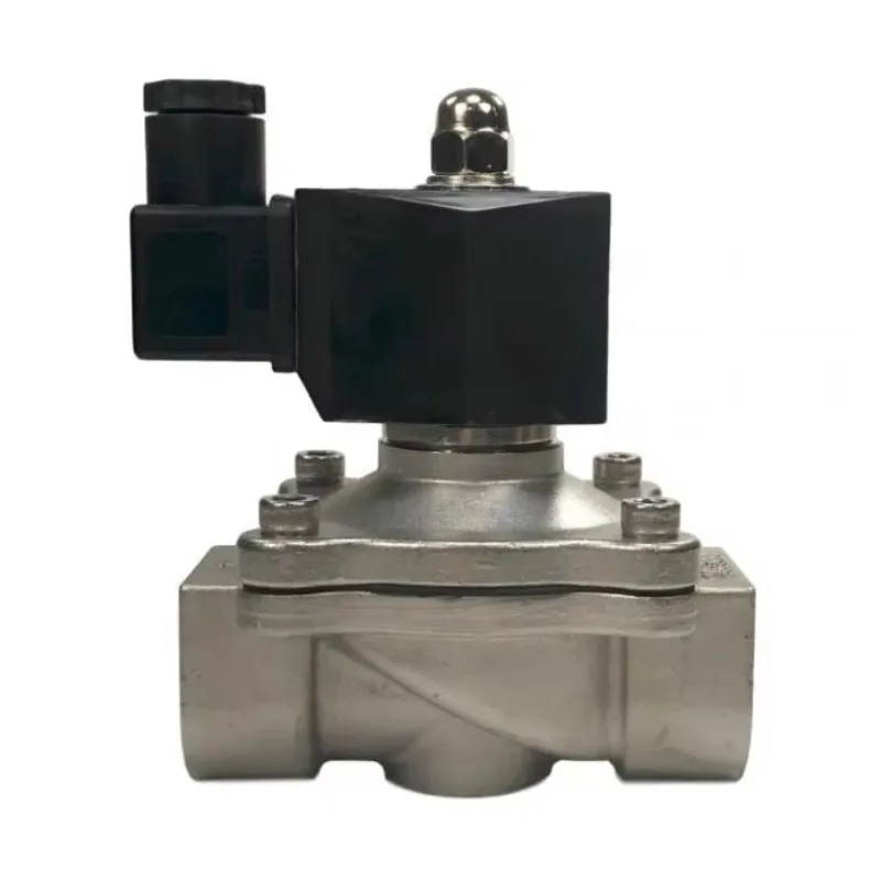 24V electromagnetic air gas hydraulic valve sanitary grade stainless steel diaphragm explosion-proof female solenoid valve