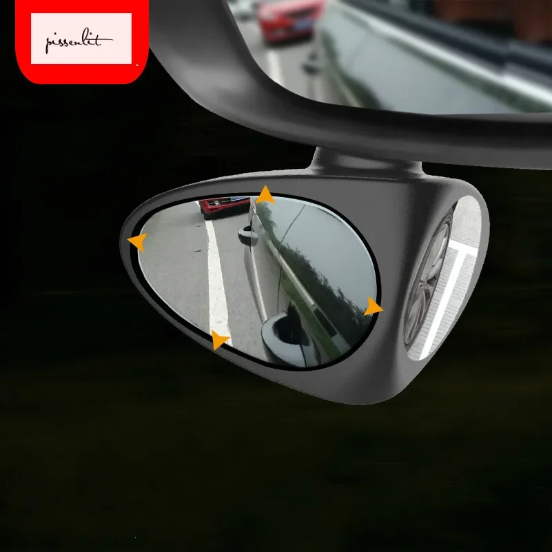 Convex Mirror 360 Rotatable 2 Side Car Blind Spot Convex Mirror Automibile Exterior Rear View Parking Mirror Safety Accessories