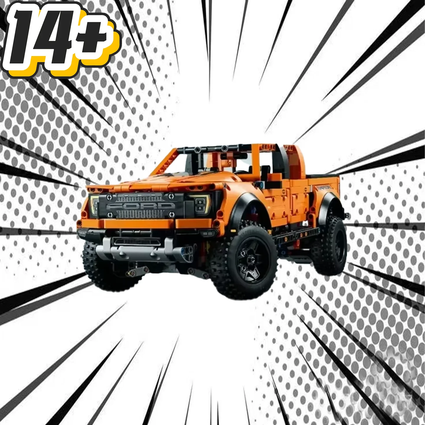 متوفر 42126 رابتورز F-150 شاحنة صغيرة سيارة رياضية بنة سباق نموذج سيارة للطفل هدايا عيد الميلاد عيد الميلاد #1