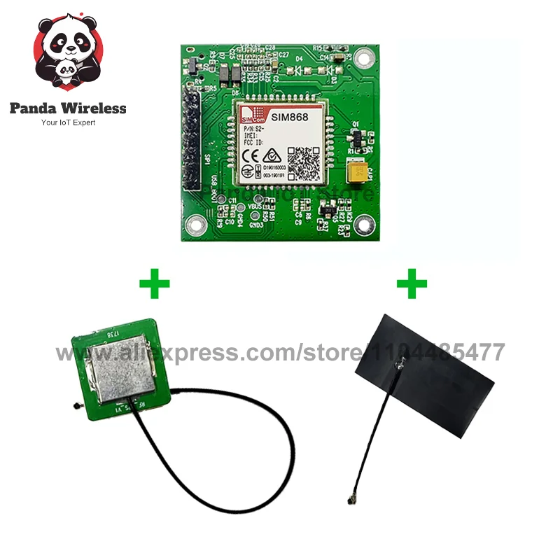 

SIMcom SIM868 Основная плата SIM868 Макетная плата GSM/GPRS+GNSS+BT Последовательный порт SIM868 TTL, с GPS