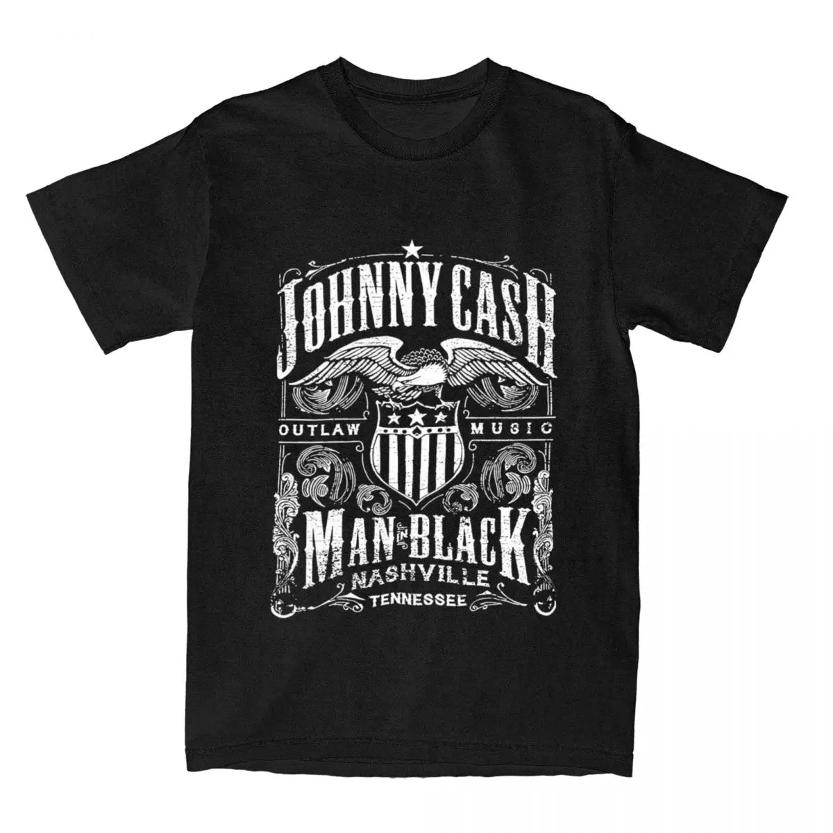 1994 Johnny Cash The Man In Black Accessories T-Shirt for Men Women Fun 100% Cotton All Seasons Clothing