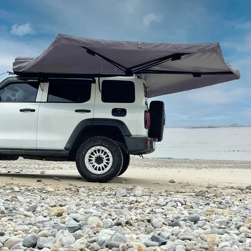 Factory Hot Sale Waterproof Car Side Retractle 0 Degree Awning Overland Vehicle Sh SUVs, Trucks, And Off-Road Adventu