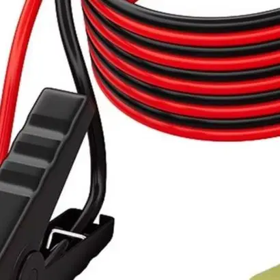 1.8m For jump Start Cable with Crocodile Clips for Liyoubi Portable Power Supply Silicone Wire Tin Plated Copper Core