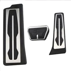 Car Accelerator Fuel Brake Pedal Foot Rest Pedals Plate Cover Non Slip Pads for BMW 3 Series G20 G21 2020 2021 2022 Accessories