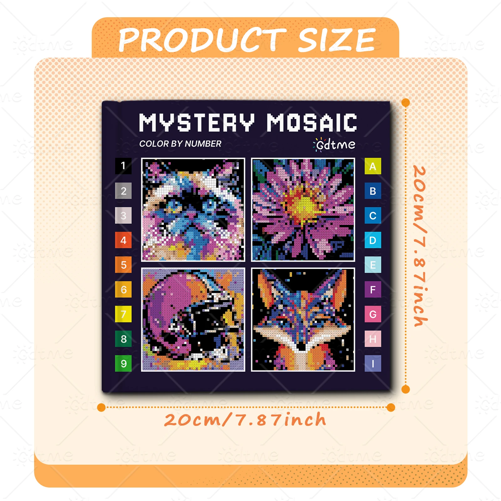 1pc Funny Mystery Mosaics Pixe - đánh giá và giá Photography Book