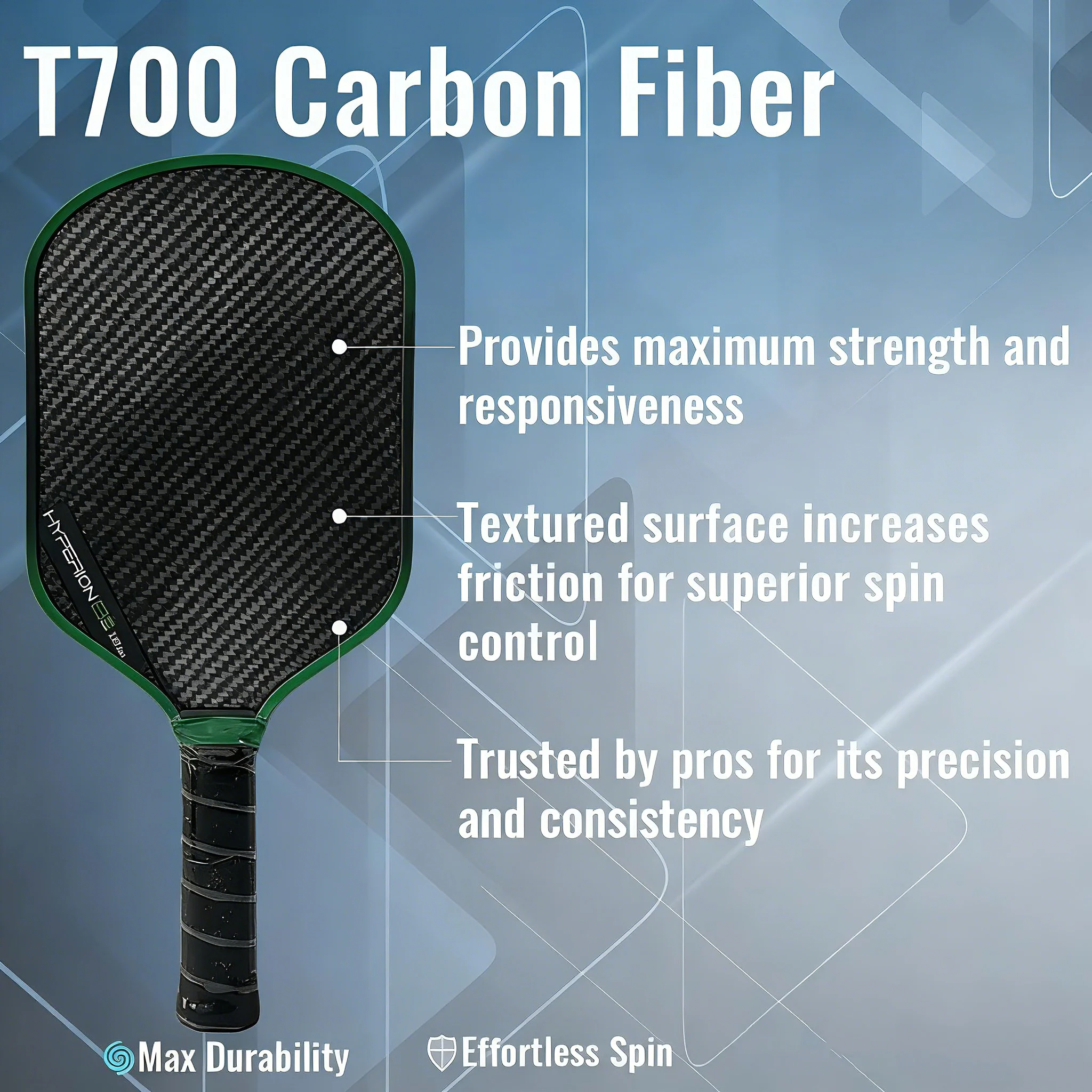 مضرب كرة المخلل Gen3S مضرب احترافي من ألياف الكربون الأساسي #5