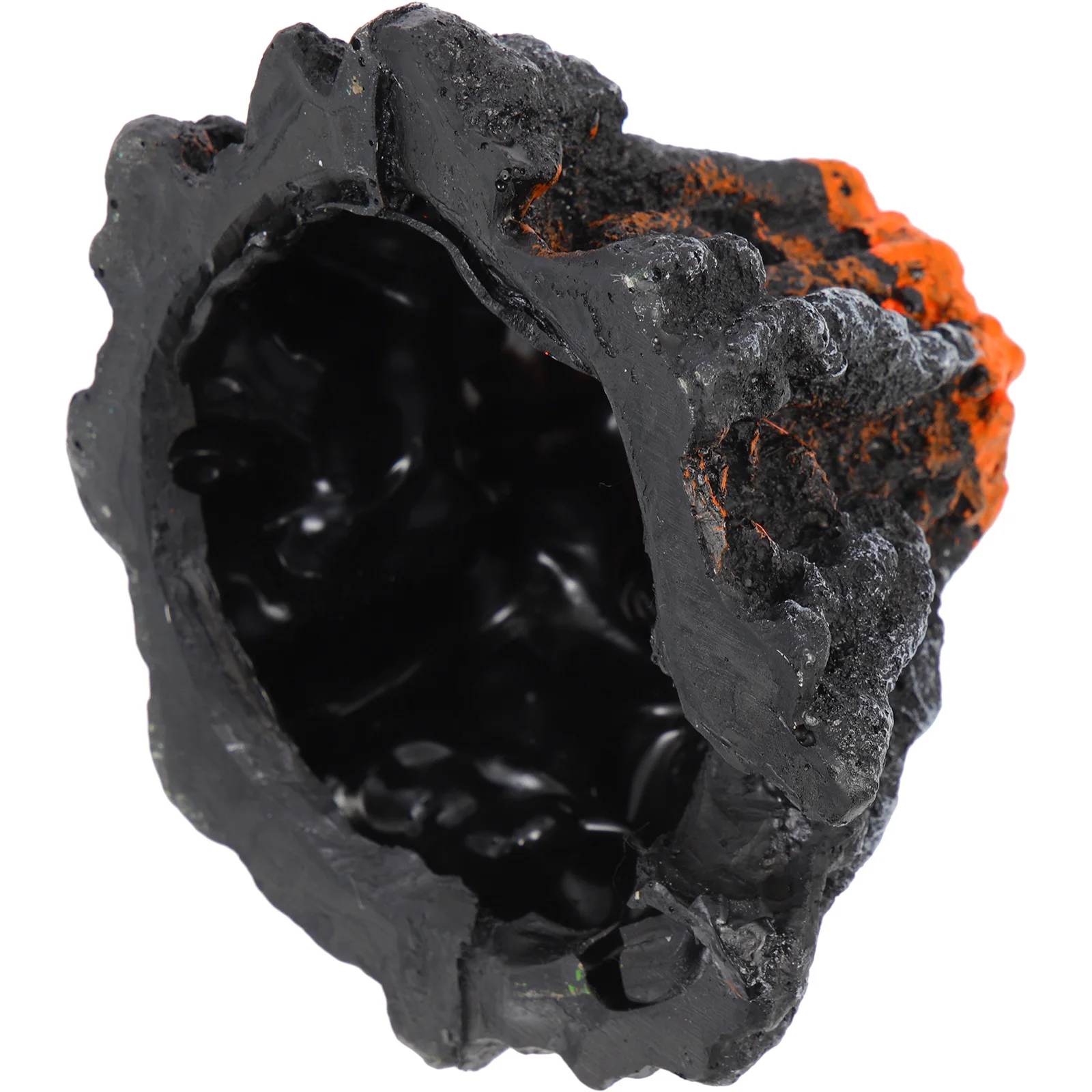 

Artificial Volcano Statue Resin Fish Tank Decor Aquatic Landscape Ornament for Aquarium Interior Design Home Desktop Decor