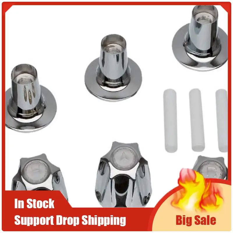 

A70U New Shower Knobs 3 Piece Replacement For Price Pfister Tub Shower Faucet Handle Remodel Trim Kit Include Hot Cold Diverter