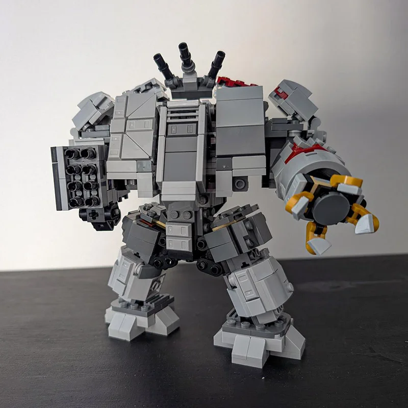 

NEW 647PCS MOC Wars 40k Hammer Dreadnought (Grey Knights) Robotics Building Blocks Set DIY Bricks Creative Model Kids Toys Gifts