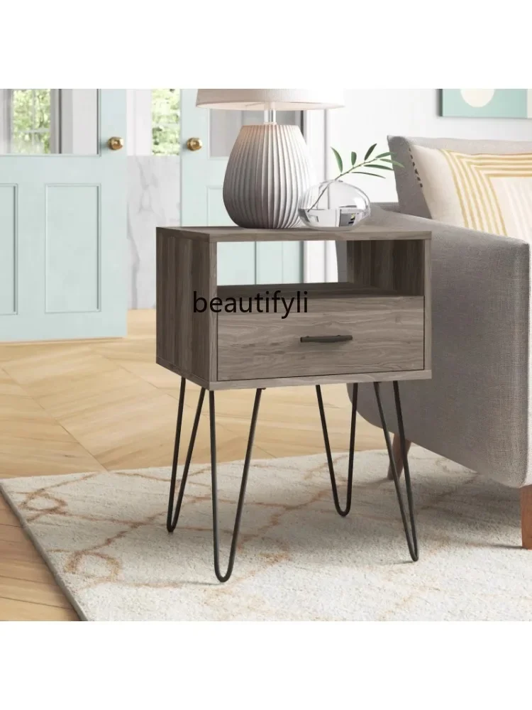 

zqxDesigner Creative Bedside Table Household Bedroom Bedside Storage Nordic Simple Small Apartment furniture bedroom