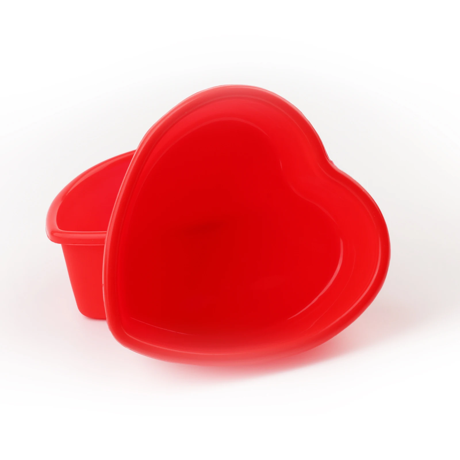 A Small Silicone Cake Mold in the Shape of a Heart Can Be Used to Make Gift Cakes, Birthday Cakes, Fruit Cakes, Bread, Chocolate Cakes, Etc