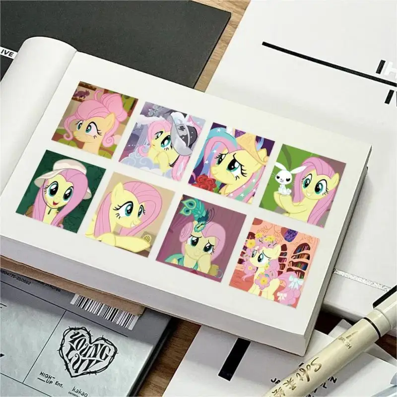 Mijn Kleine Ponystickers Creatieve Kawaii Cartoon Sticker Rondom Sticker Diy Schattige Anime-Account Decoratie Afdichting Lijm