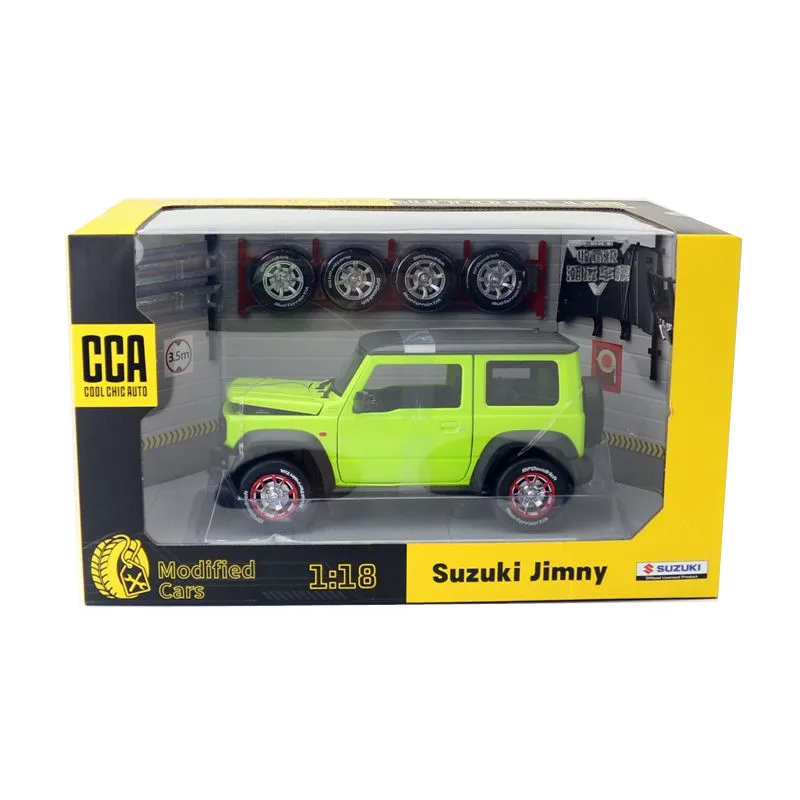 SUZUKI Jimny-Modèle de voiture en alliage de simulation, grand jouet pour garçons, accessoires de modification, bricolage, 1:18