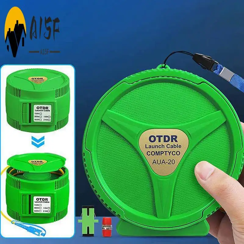 

A15F-COMPTYCO AUA-20 OTDR Launch Cable SCAPC-SCAPC Single Mode SC OTDR Test Extension Cord Durable 1000M