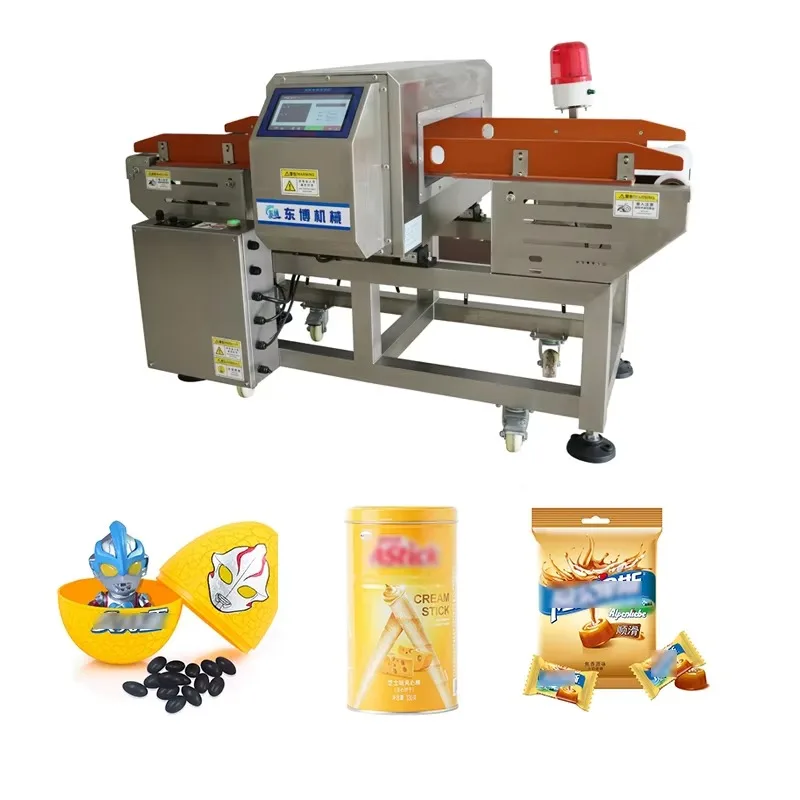 Touch Screen High Accuracy Metal Detector for Food Industry Gold Detectors IP66 Waterproof Stainless Steel Adjustable Detection