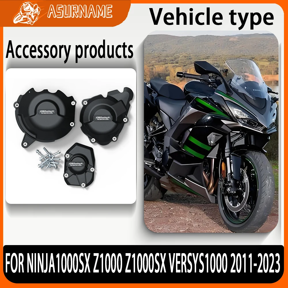 

Motorcycle Accessories Engine Protective Cover FOR KAWASAKI NINJA1000SX 2020-2023 Z1000 & Z1000SX 2011-2023 VERSYS1000 2012-2023