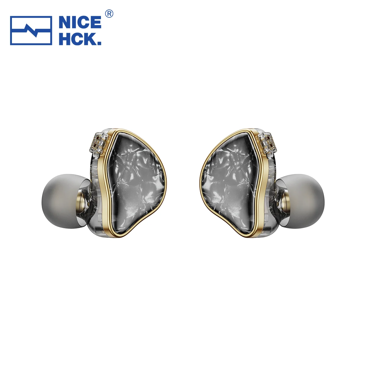 Nicehck db2 com fio earbud iem 1dd + 1ba híbrido duplo driver fone de ouvido alta fidelidade com interface 0.78 2pin música vocal quente no monitor