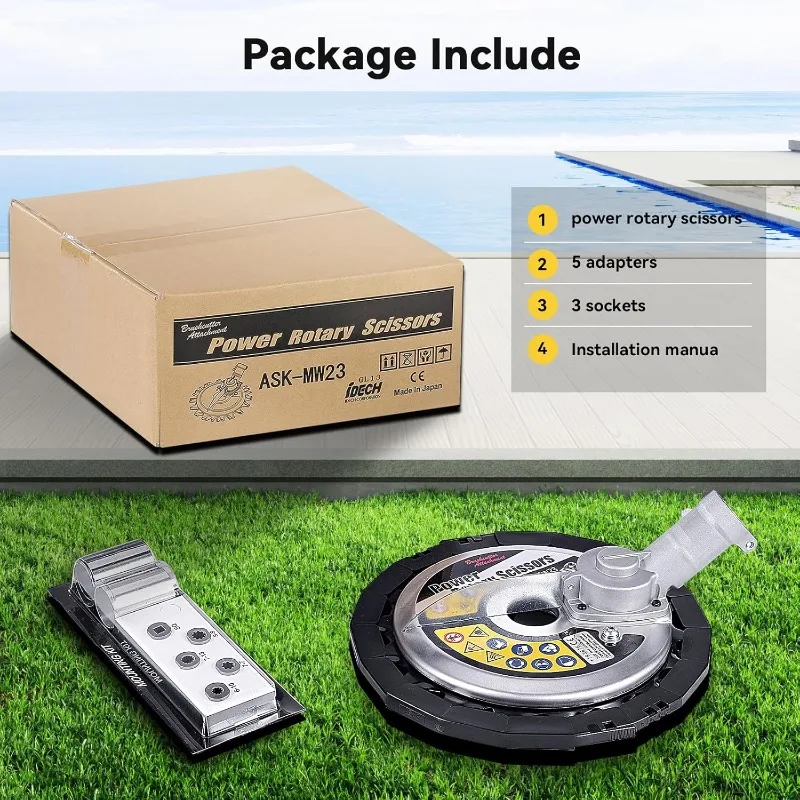 Power Rotary Scissors,Professional Grade Landscaping Equipment,ASK-MW23