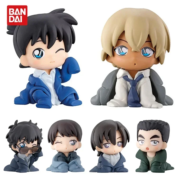 Genuine Detective Conan Gashapon Toys Kuroba Kaito Furuya Rei Akai Shuichi Matsuda Jinpei Action Figure Ornament Toys