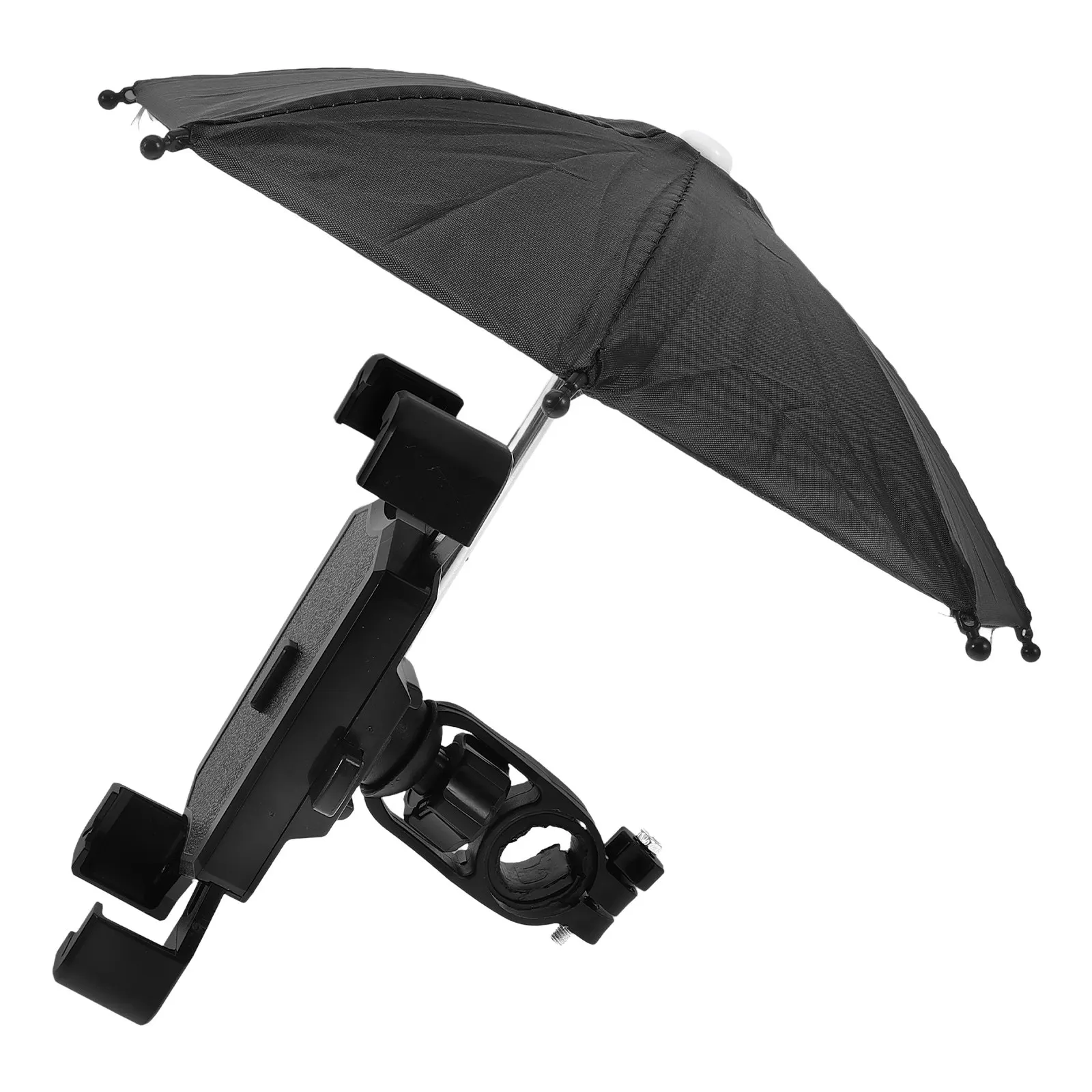 

Многофункциональное крепление для телефона с встроенным зонтом для велосипеда, мотоцикла, электровелосипеда, ударопрочное, защита от солнца и дождя.