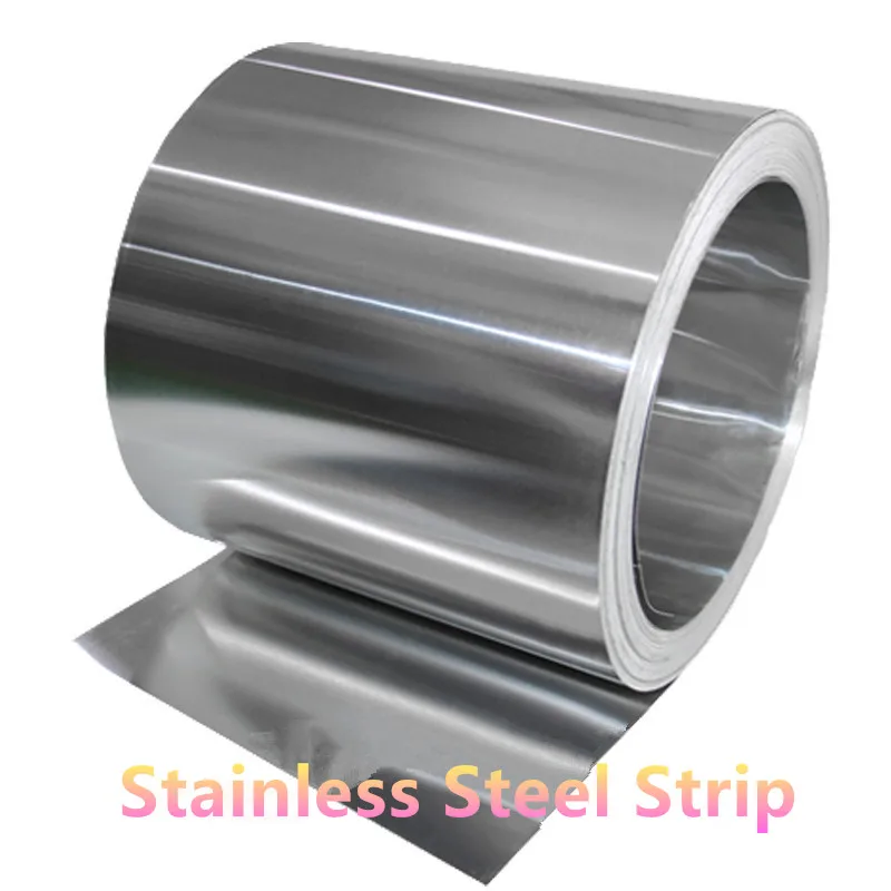 Thickness 0.01mm ~ 0.1mm Stainless Steel Strip 304 Steel Sheet Thin Steel Plate / Foil Corrosion Resistance Can Customize Size