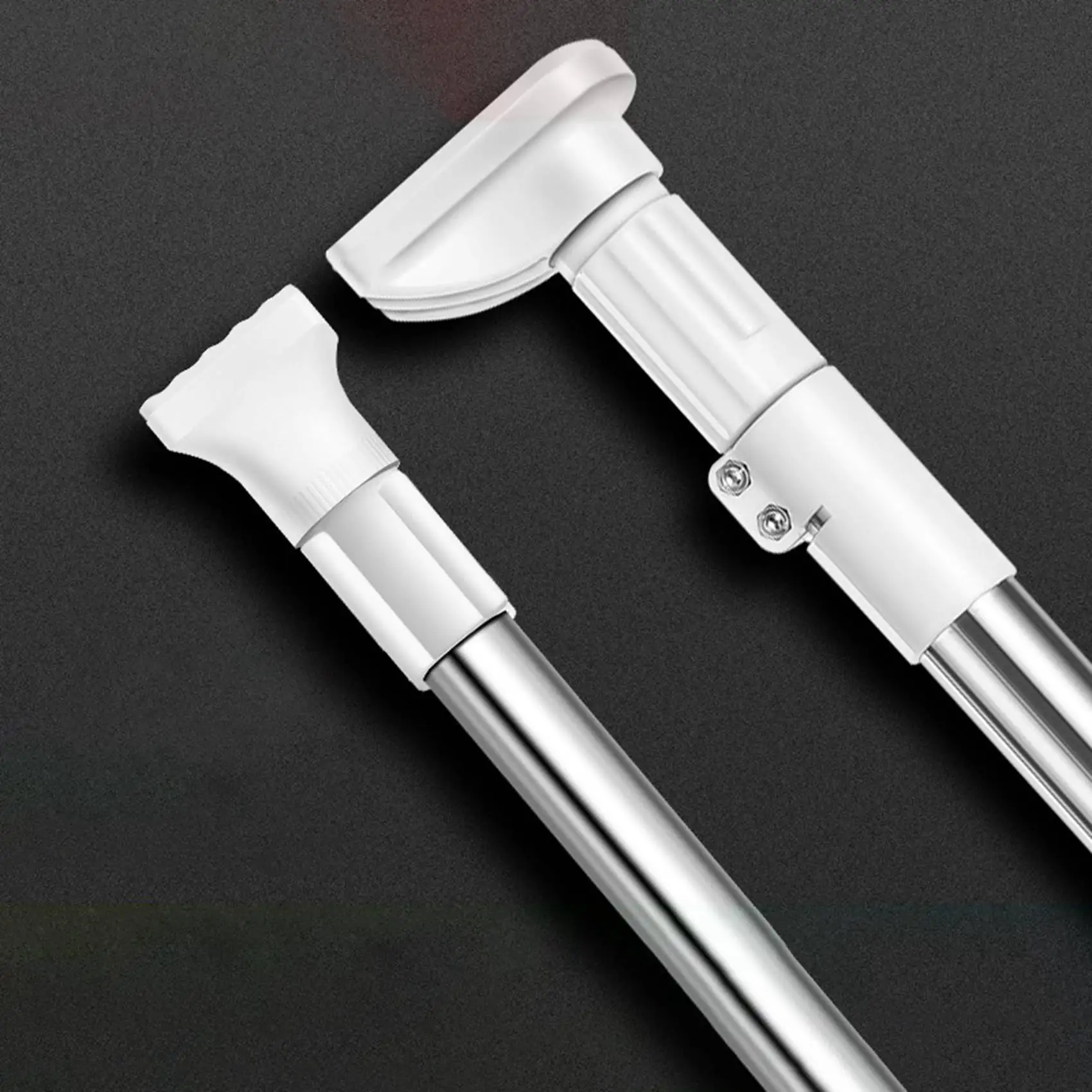 2X Telescopic Adjustable Rod Clothes Dryer Tension Rod Bathroom Rail Can Be Used For 27.56-39.37In Space-AT30