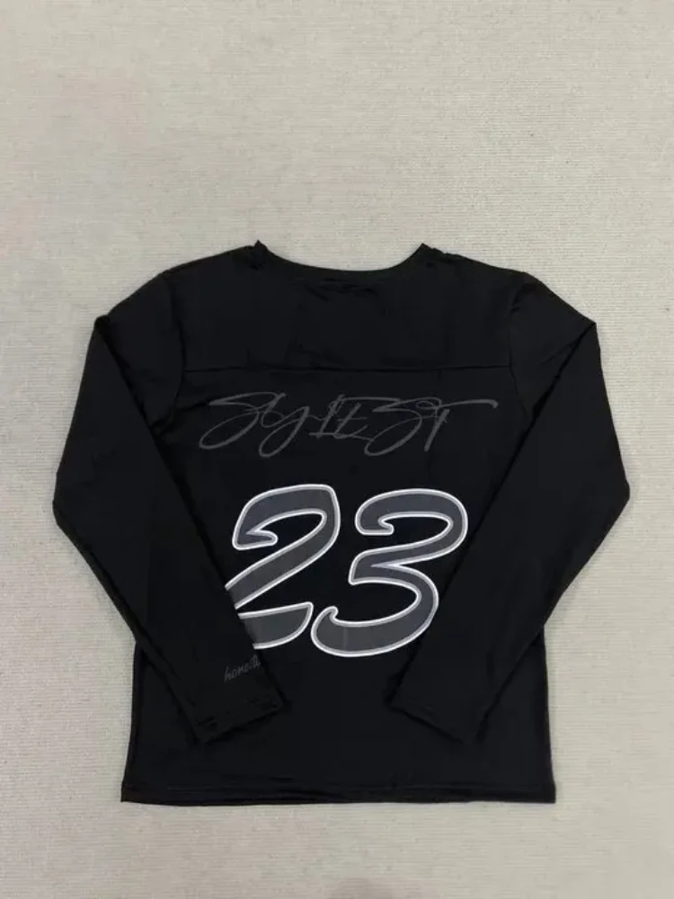 Mode Casual Lâche Polyvalent T-shirt Streetwear Harajuku Hip-hop Lettre Impression Tee Américain Rétro Esthétique Classique Punk Top