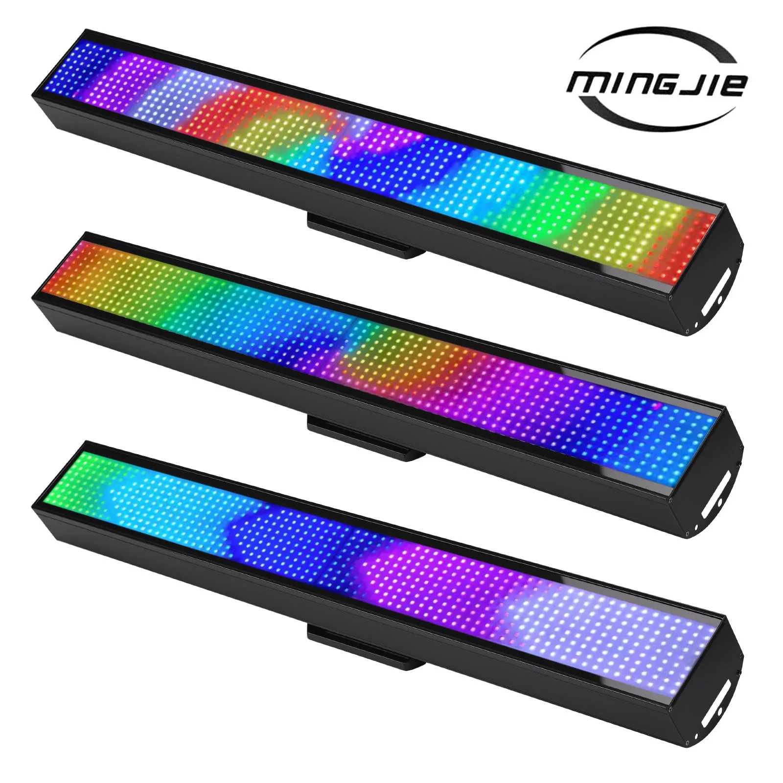 

Mingjie 120W RGB Strobe Lights 666 LED Stage Lights Professional System For Wedding Party Bar Black Strobe Lights Disco KTV Live