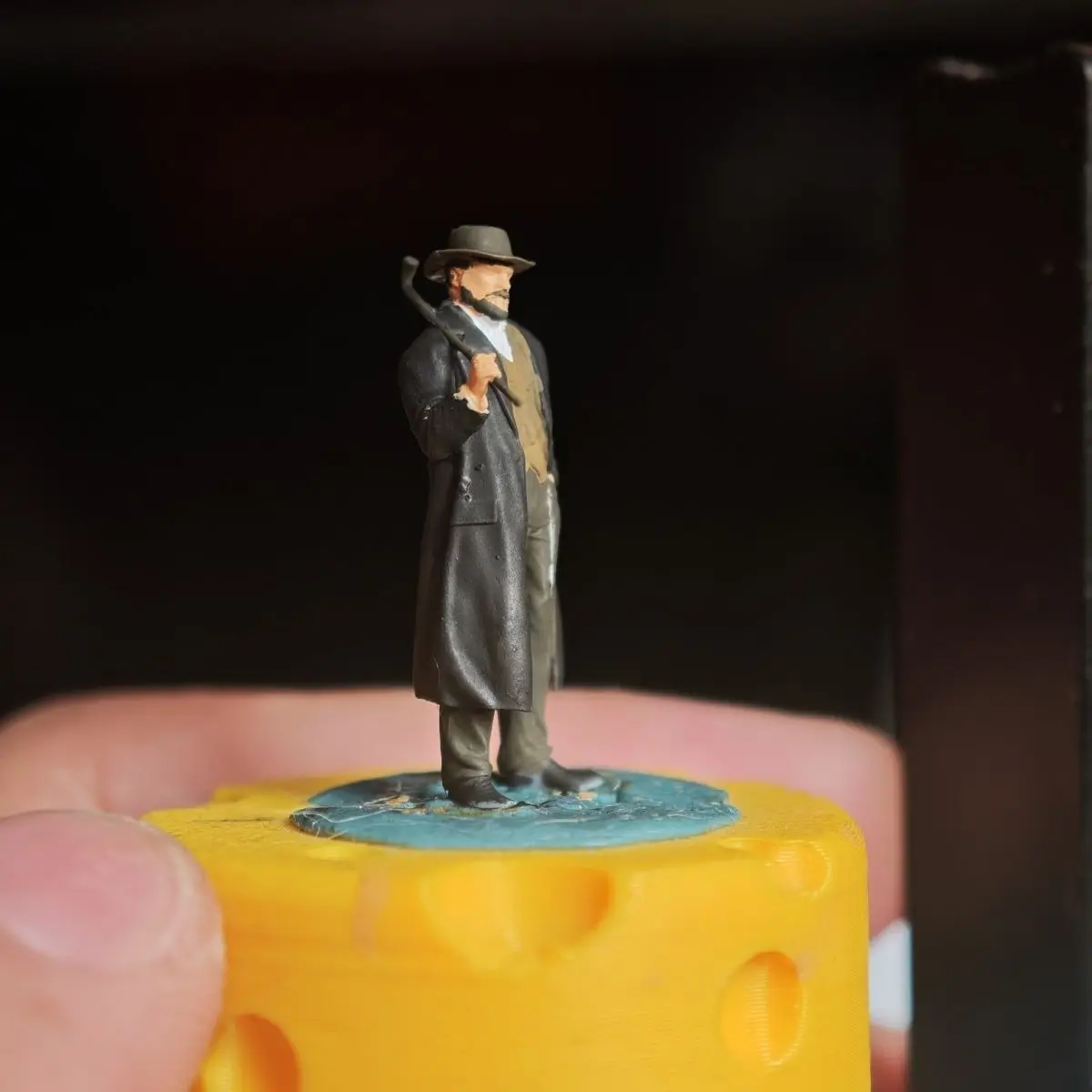 1/64 تماثيل ثابتة لتقوم بها بنفسك رسمت باليد الراتنج نموذج توم دمية سيارة ديوراما