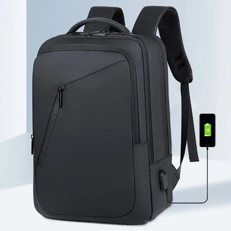 Fashion Notebook Backpack Unisex Large Capacity New Casual Waterproof Backpack With Usb Charging Multifunctional Travel Bag