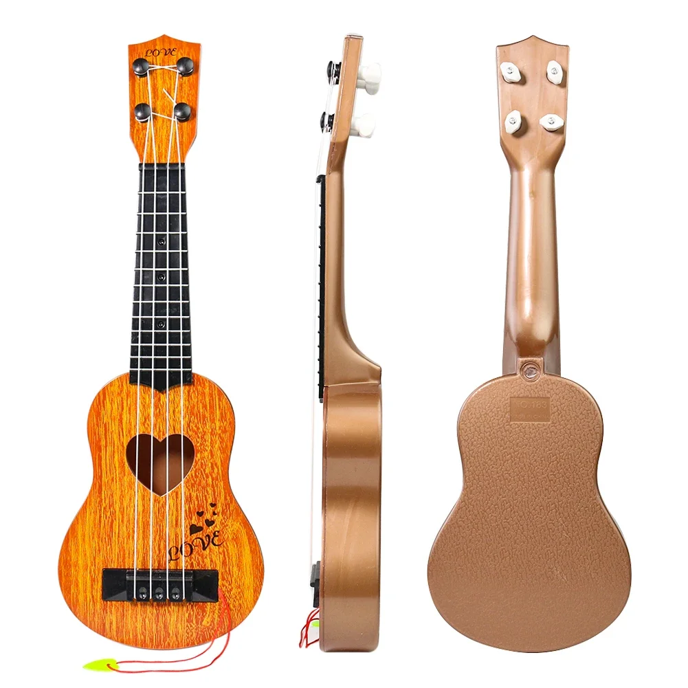Mini 4 String Ukulele Classical Style Musical Stringed Instrument Beginner Gift for Children Early Music Education Learning