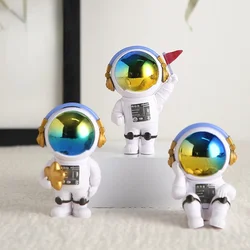 3pcs Astronaut Figure Statue Figurine Spaceman Sculpture Educational Toy Desktop Home Decoration Astronaut Model For Kids Gift