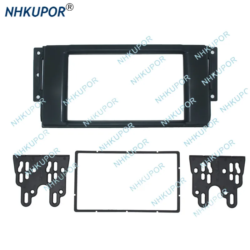 Car Radio Fascia For LAND ROVER Freelander/Discovery 2007~2011 Auto Stereo Refit Dash CD Trim Installation Frame Kit