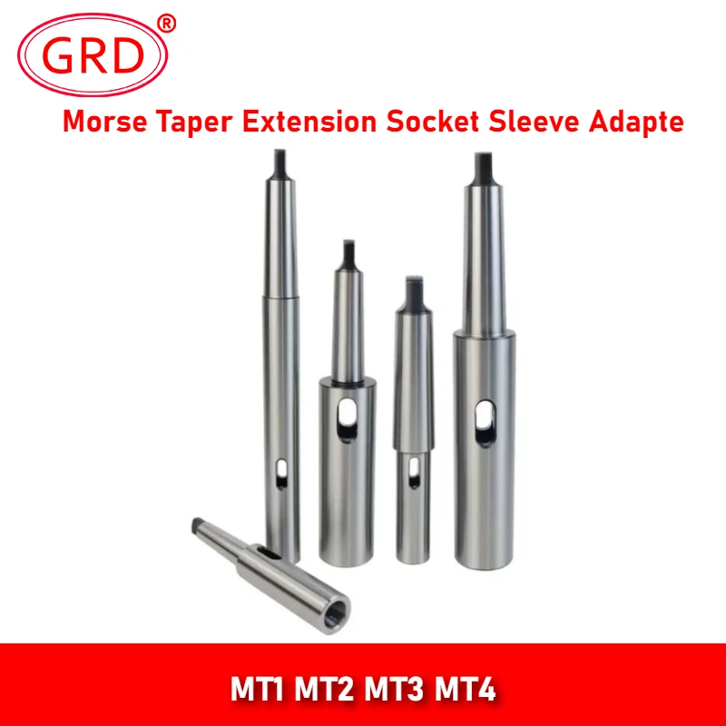 MT1-MT4 Morse Taper Extension Adapter Extended Reducing Sleeve Socket for Drill Chuck Lathe Tool Accessory