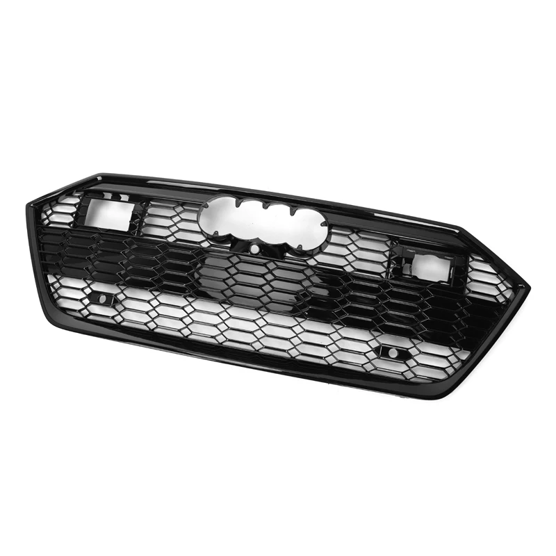 جودة عالية A7 C8 ABS مركز شواء RS7 نمط لـ Aud A7 S7 Honeycomb Gril |   C8 2019+ مع ACC