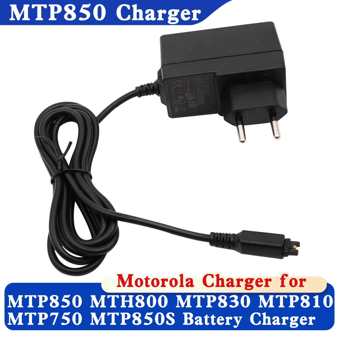 Charging Line AC-DC Adapter for Motorola Walkie-talkie MTP850 MTP830 MTP810 MTP750 MTP850S Two Way Radio Battery Charger