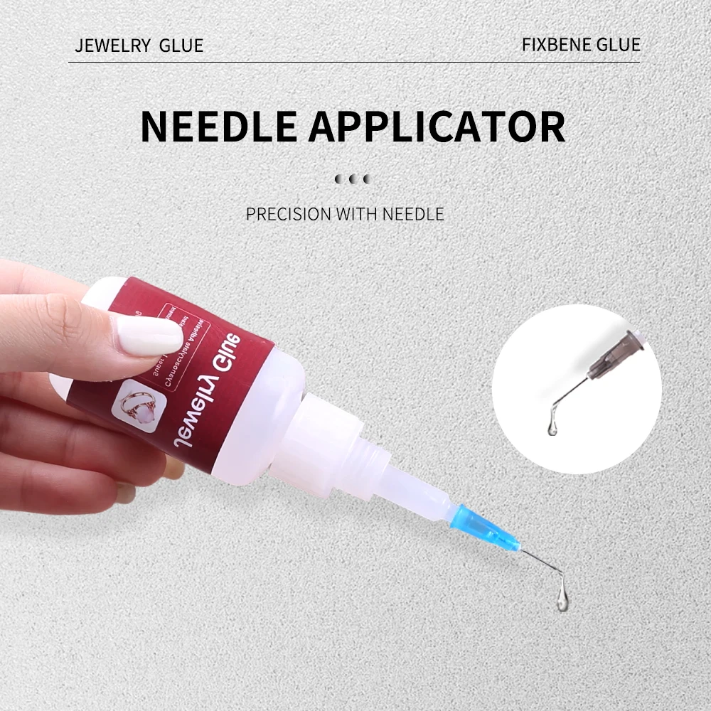 Powerful Instant Jewelry Super Glue Transparent Waterproof Strong Adhesive Bond Ring Glass Rhinestone Metal Model Ceramic Plasti