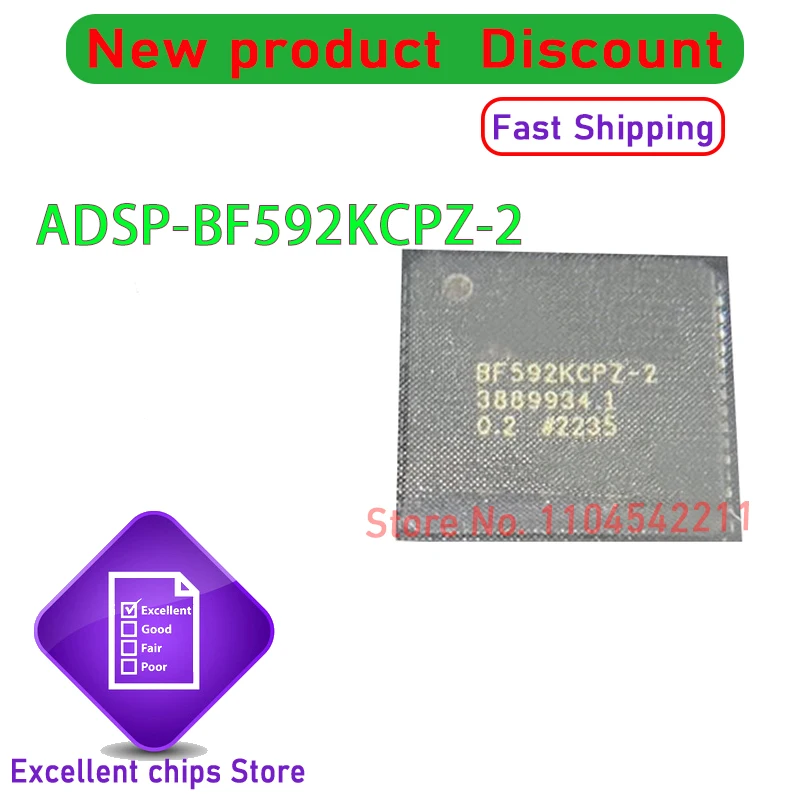 1PCS~10PCS/LOT ADSP-BF592KCPZ-2 BF592KCPZ-2 LFCSP New Original Genuine Ic