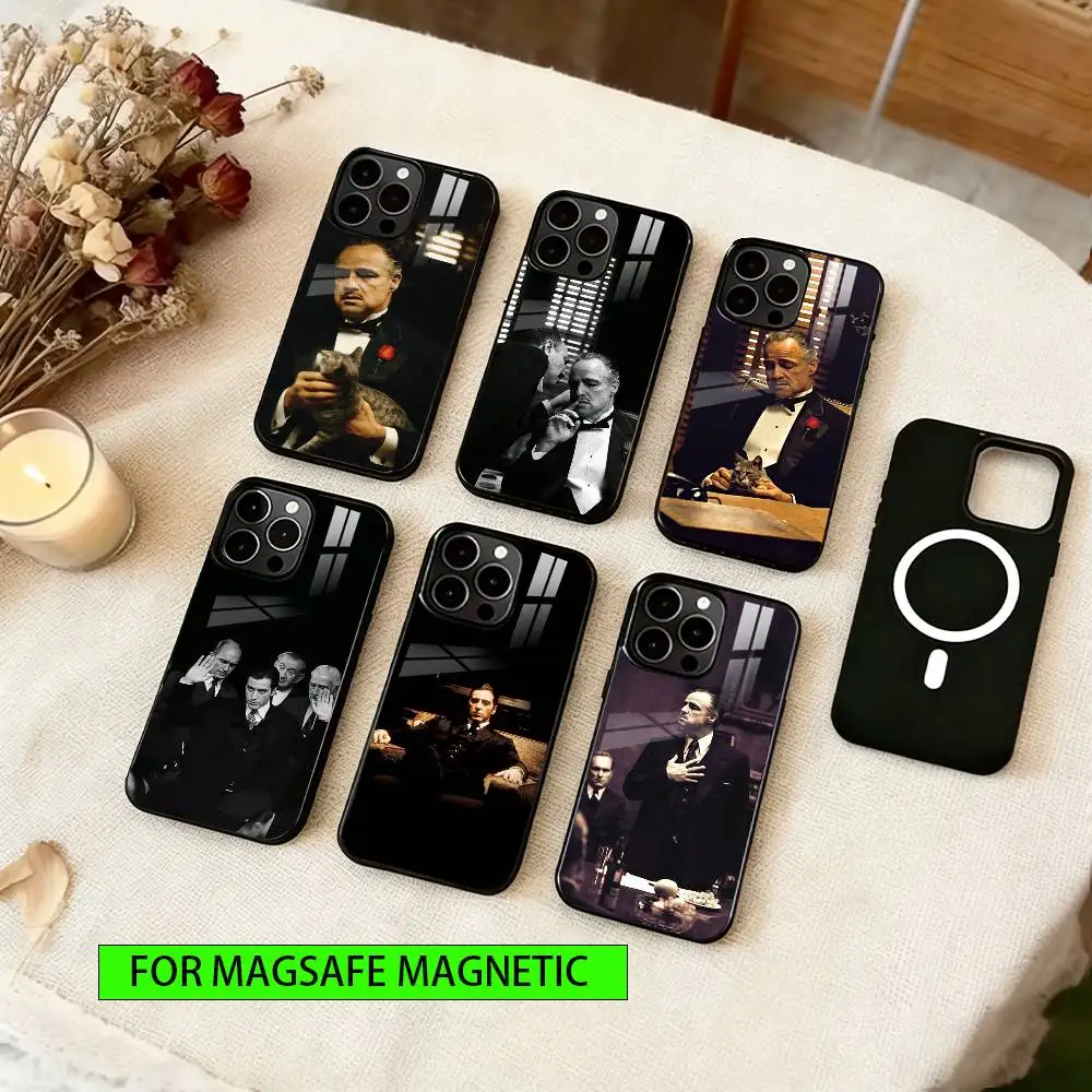 

The Godfather Phone Case For iPhone17,16,15,14,13,12,11 Plus,Pro Magnetic with Magsafe Wireless Charging