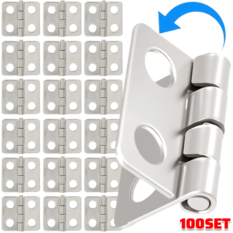 

Миниатюрные петли для кукольных домиков, складные на 180 градусов, для поделок, деревянных шкатулок, миниатюрной мебели, шкафов, с винтами