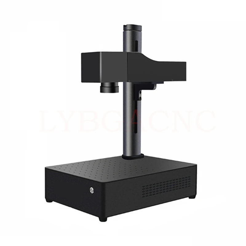 Portable LY Desktop Mini Fiber Laser Marking Machine Upgrade Rotation Axis  20W 30W 50W  Metal Engraving Machine For PVC